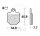 TRW Brake pad set Sinter TRQ MCB794TRQ