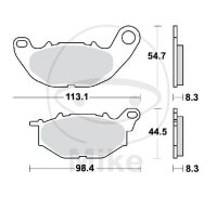 TRW Set di pastiglie freno Sinter TRQ MCB878TRQ