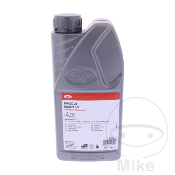 Huile moteur 2 temps 1 litre JMC Maxx synth&eacute;tique