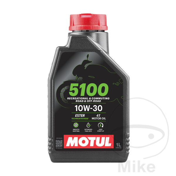 Engine oil 10W30 4T 1 liter Motul HC-Synthesis 5100
