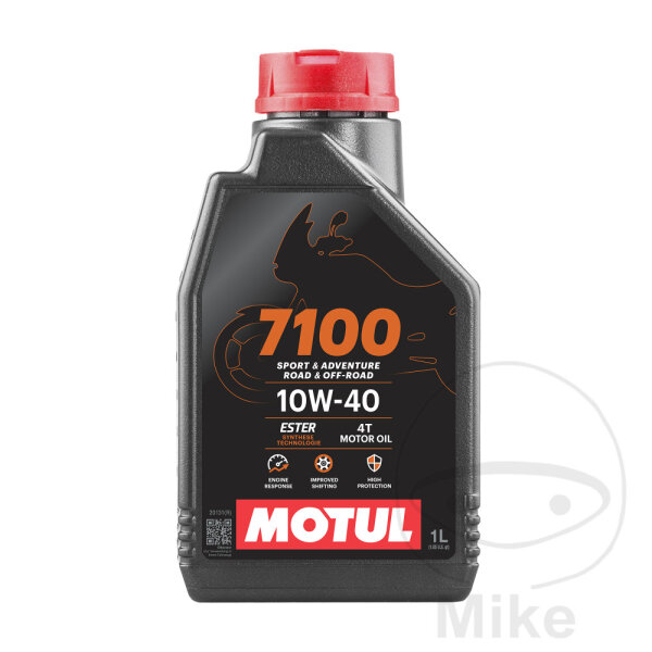 Engine oil 10W40 4T 1 liter Motul synthetic 7100
