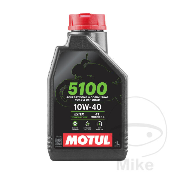 Engine oil 10W40 4T 1 liter Motul HC-Synthesis 5100