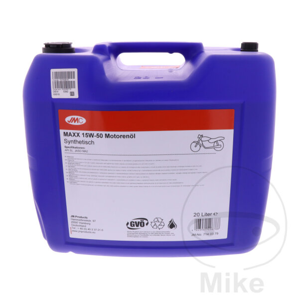 Engine oil 15W50 4T 20 liters JMC Maxx synthetic