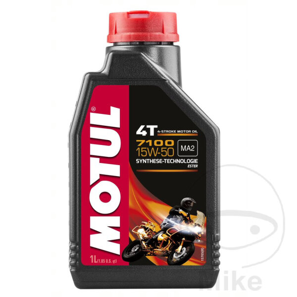 Engine oil 15W50 4T 1 liter Motul synthetic 7100