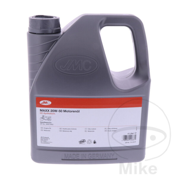 Engine oil 20W50 4T 4 liters JMC Maxx HC synthesis