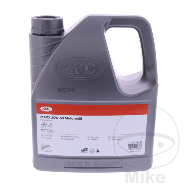 Engine oil 20W50 4T 4 liters JMC Maxx mineral