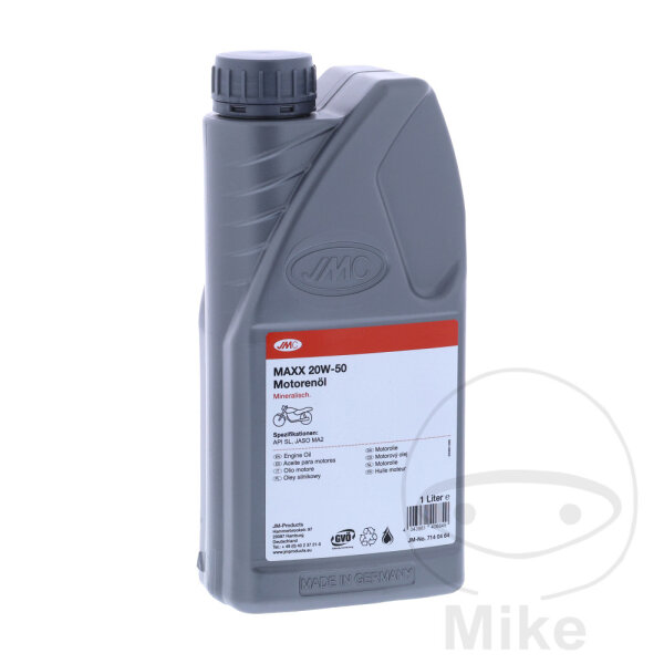 Engine oil 20W50 4T 1 liter JMC Maxx mineral