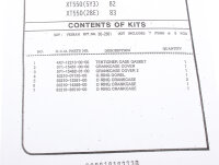 Set completo di guarnizioni motore per Yamaha XT 550...