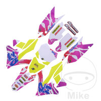 Jeu dautocollants BBR Retro pour Suzuki RM-Z 250...