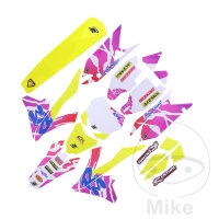 Jeu dautocollants BBR Retro pour Suzuki RM-Z 250...