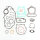 Gasket set engine for Yamaha SR 500 1978-1994 XT 500 1977-1989