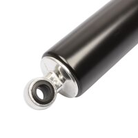 Adjustable chrome/black shock absorber pair for Honda CB...