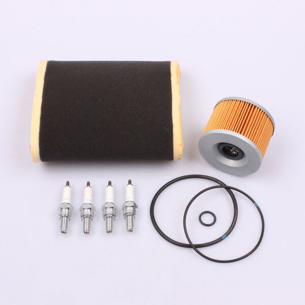 Air Filter Oil Filter Spark Plugs Set for Kawasaki ZR 1100 Zephyr # 92-97