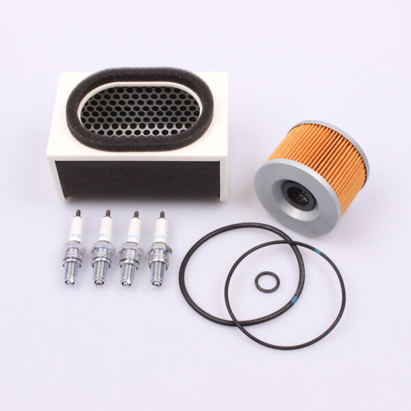 Luftfilter &Ouml;lfilter Z&uuml;ndkerzen Set f. Kawasaki GPZ 600 R Ninja GT 550 G ZR 750 C