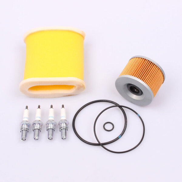 Luftfilter &Ouml;lfilter Z&uuml;ndkerzen Set f&uuml;r Kawasaki GPX 600 R 89-90  GPX 750 R 87-88