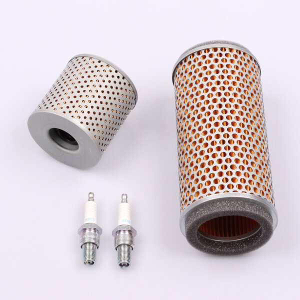 Luftfilter &Ouml;lfilter Z&uuml;ndkerzen Set f&uuml;r Kawasaki Z 750 B 76-78  Z 750 Y Ltd 82-83