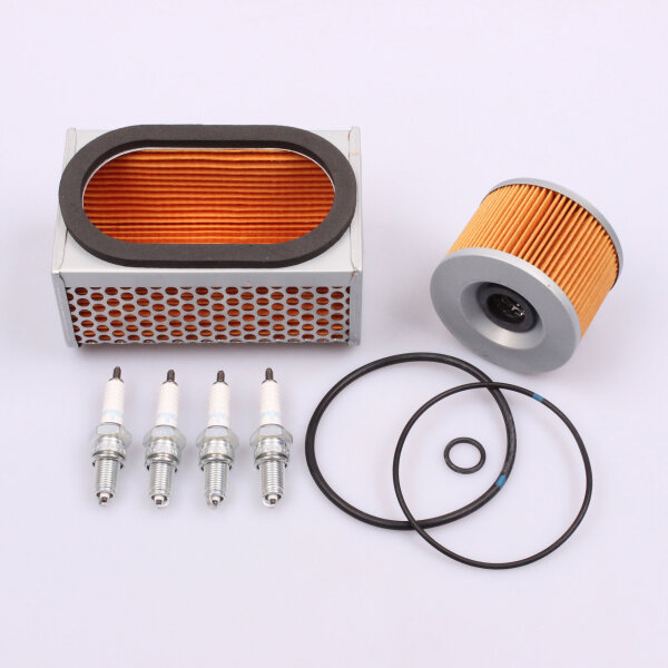 Luftfilter &Ouml;lfilter Z&uuml;ndkerzen Set f&uuml;r Kawasaki GPZ 400 A 85 # GPZ 550 A 84-86