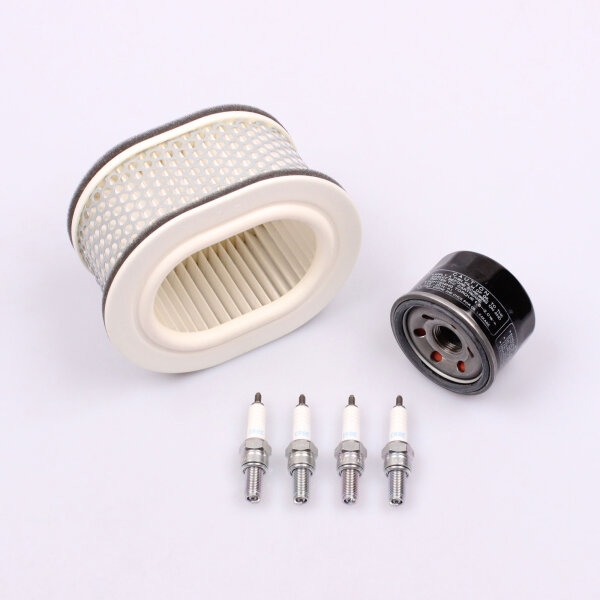 Air Filter Oil Filter Spark Plugs Maintenance Set for Yamaha FZS 600 Fazer 98-03