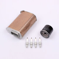 Air Filter Oil Filter Spark Plugs Maintenance Set for...