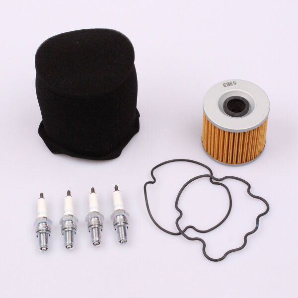 Air Filter Oil Filter Spark Plugs Maintenance Set for Suzuki GSX 750 # 83-86
