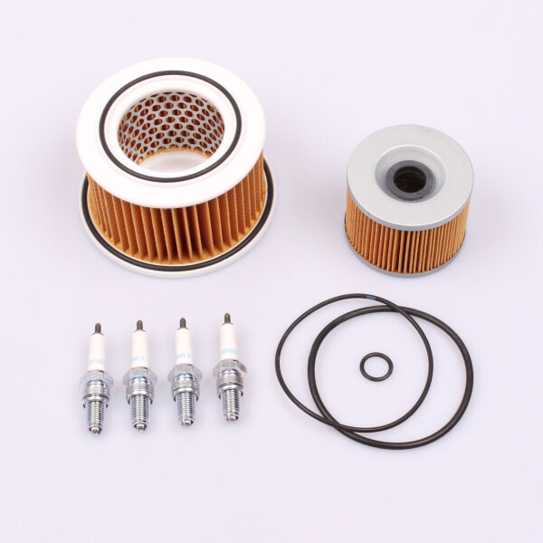 Luftfilter &Ouml;lfilter Z&uuml;ndkerzen Set f&uuml;r Kawasaki Z 400 M # Z 550 H # ZR 550 A