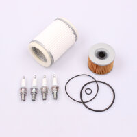 Air Filter Oil Filter Spark Plugs Set for Kawasaki Z 650...