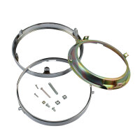 Lampenring Set verchromt f&uuml;r Honda CB 450 500 550...