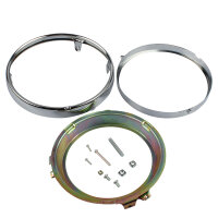Lampenring Set verchromt f&uuml;r Honda CB 450 500 550...