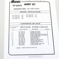 Ensemble complet de joints moteur pour Yamaha XV 750 Virago 88-92