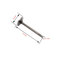 Valvola di scarico per Yamaha XS 360 400 1L9-12121-02