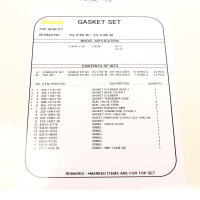 Motor Dichtsatz Dichtungssatz komplett f&uuml;r Yamaha YZ...