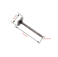 Valvola di scarico per Honda XL 250 S R 14721-428-000