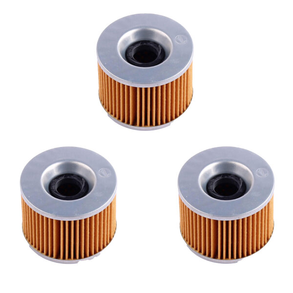 3x Oil filter for Benelli Honda Kawasaki Yamaha