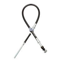 C&acirc;ble de frein arri&egrave;re pour Honda XL 500 S...