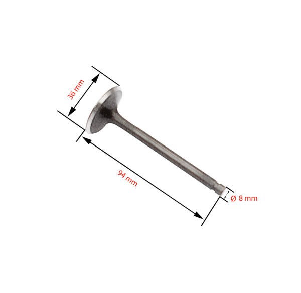 Exhaust Valve for Kawasaki Z 750 B  Z 750 LTD 12005-007