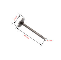 Valvola di scarico per Kawasaki Z 650 12005-008