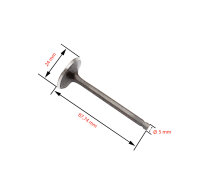 Valvola di scarico per Suzuki GSX-R 750 12912-27A01
