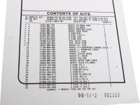 Engine gasket set complete for Honda CBR 1000 F Dual CBS...