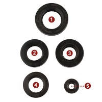 Engine oil seal set for Honda CB 125 J XL 125 K 76-78