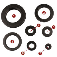 Engine oil seal set for Honda CB 650 C SC Custom