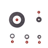 Juego de sellos de aceite de motor para Honda VTR 1000 99-00