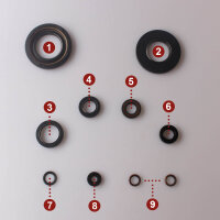 Engine oil seal set for Yamaha SR XT 500