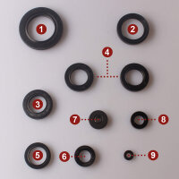 Engine oil seal set for Yamaha XS 650 80-83