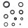 Engine oil seal set for Yamaha XS 650 80-83