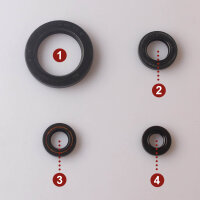 Engine oil seal set for Yamaha XV 500 83-84 XV 535 88-03
