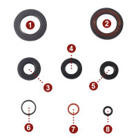 Engine oil seal set for Yamaha SZR 660 95-97