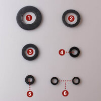 Engine oil seal set for Yamaha XJ 600 92-96