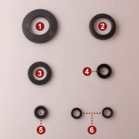 Engine oil seal set for Yamaha XJ 600 97-99
