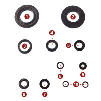 Jeu de joints dhuile moteur pour Yamaha XT 500 76-85