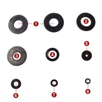 Engine oil seal set for Suzuki GT 500 (T500) 76-79